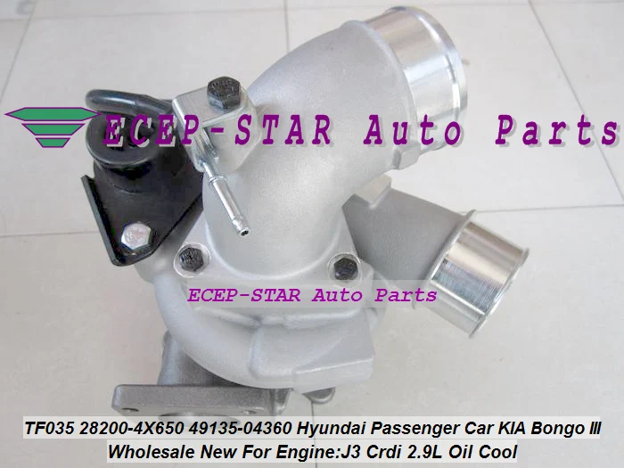 Турбо TF035HM 28200-4X650 282004X650 49135-04360 49135 04360 для Hyundai пассажирского автомобиля KIA Bongo III