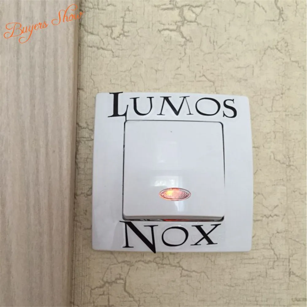 3 шт./компл. Lumos Nox свет Сменные наклейки креативный Переключатель стикер винил