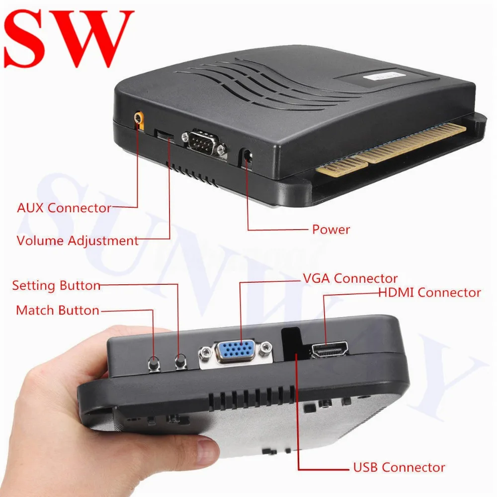 Новое поступление Pandora 999 в 1 аркадная игра PCB Jamma Multi box 5S настольная MAME с VGA и HD
