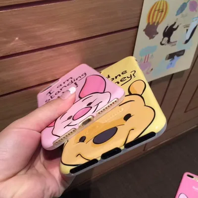 IMD cute cartoon mickey minnie poor bear daisy sitich soft gel luxury silicone case for iphone 7 X 6S 8 plus 7PLUS cover |