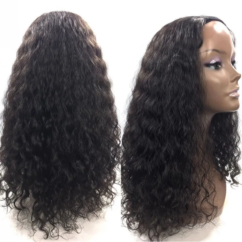 Парики из натуральных волос на кружевной основе натуральные черные парики 150%