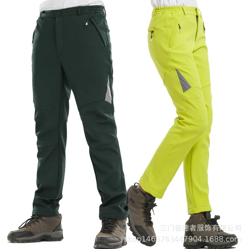 Уличные Треккинговые Брюки Softshell Походные штаны ветрозащитные