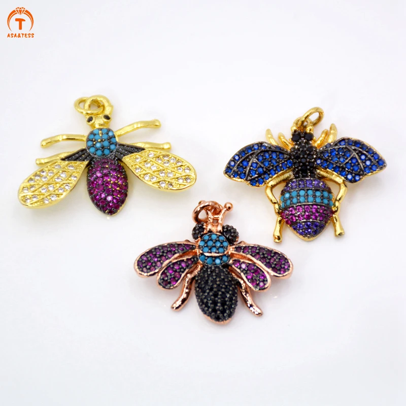Подвеска для браслета ASA & TESS Bee Jewelry подвеска с искусственными фианитами|Подвески|