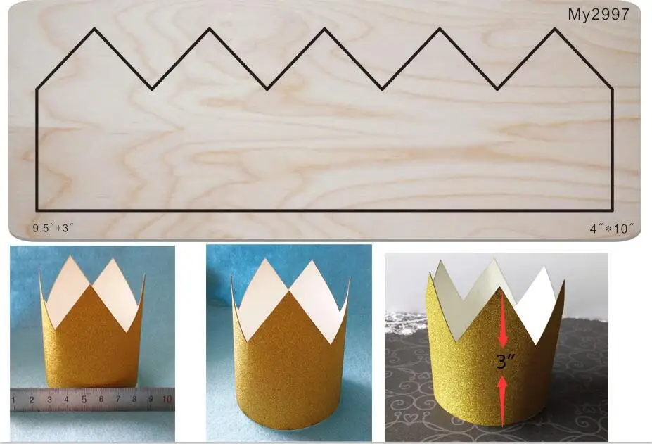 

Crown Die-cutting wood molds are suitable for most machines