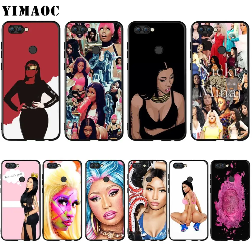 Чехол YIMAOC Nicki Minaj Face Girl Для Huawei Mate 10 P8 P9 P10 P20 P30 P Smart Lite Pro Mini 2017 | Мобильные телефоны и