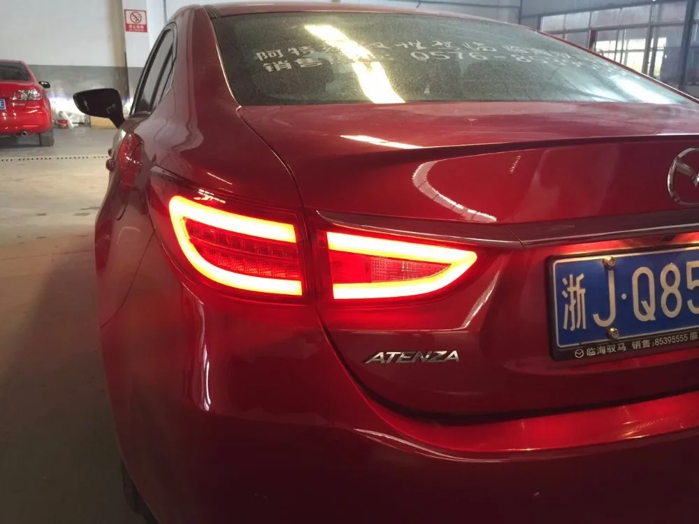 Карбо стайлинга автомобилей задний фонарь для Mazda Atenza хвост светильник s 2015