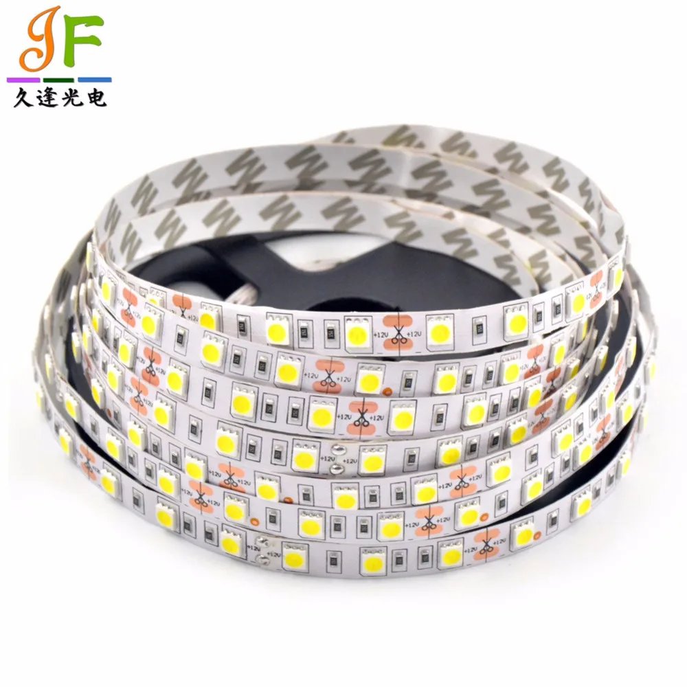 Быстрая доставка 100 м 20x5 М 5050 SMD светодиодный s холодный белый 300-6000 K Гибкая