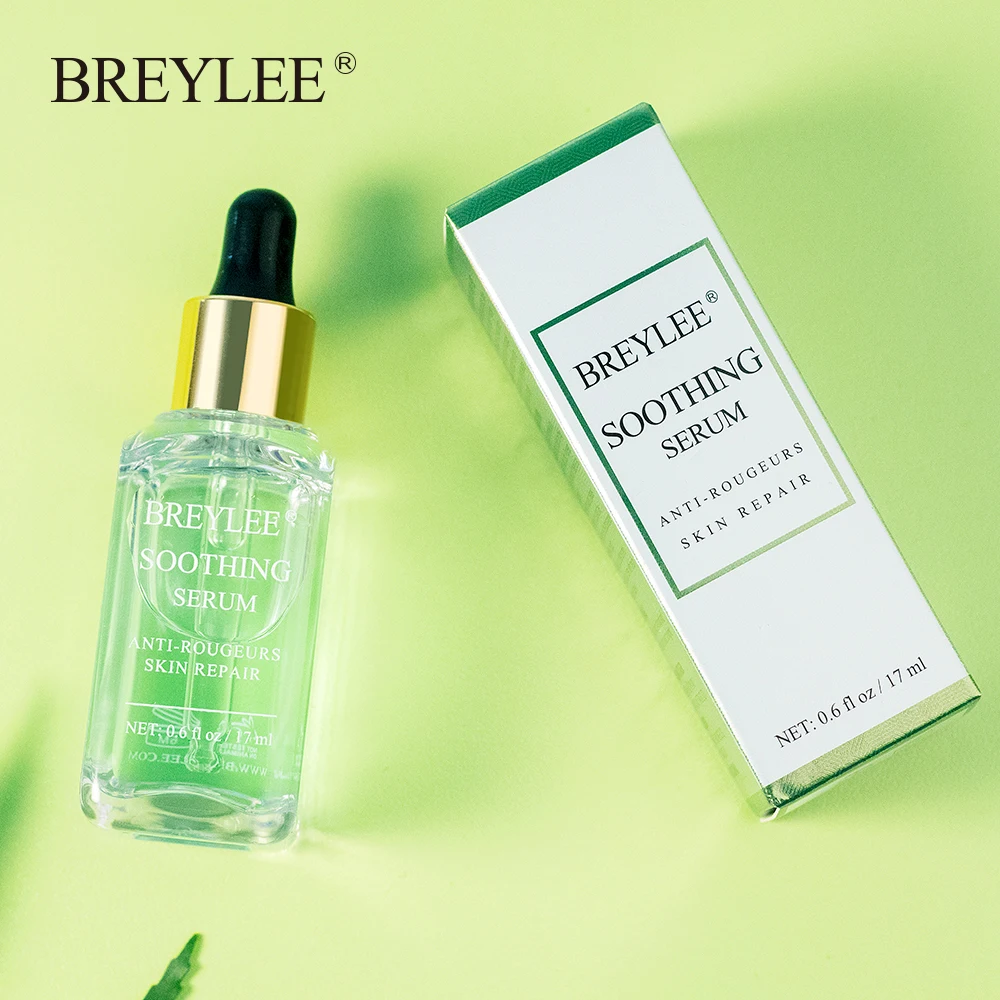 

BREYLEE Soothing Repairing Face Serum Repair Sensitive Skin Remove Redness Face Skin Care Acne Scar Removal Snail Beauty 10PCS