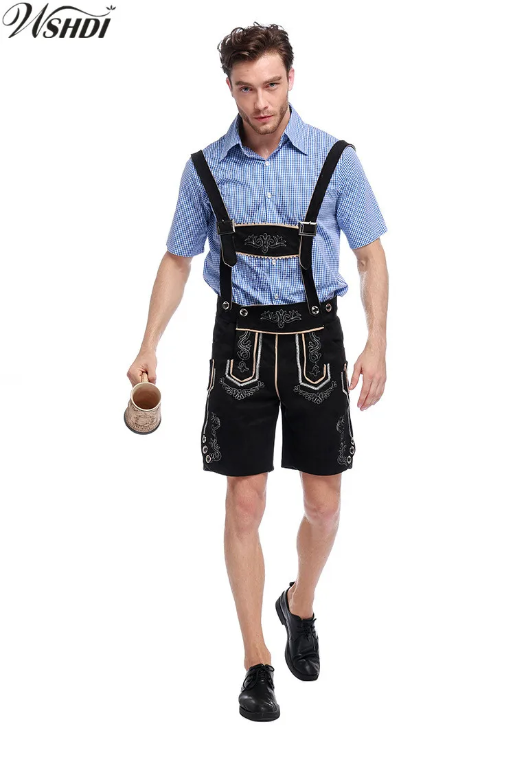 Высококачественный костюм Октоберфеста Lederhosen баварский Октоберфест немецкий