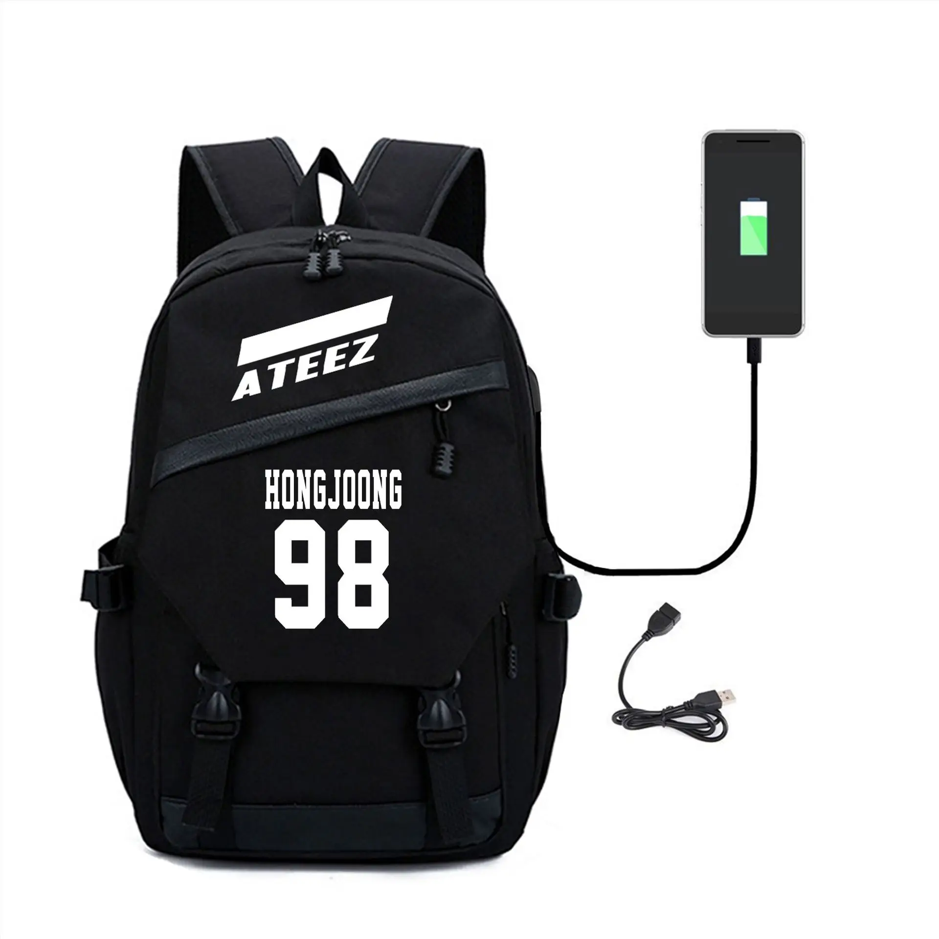 Mainlead KPOP-книжная сумка для школьников школьный рюкзак с usb-разъемом наушников Mingi |