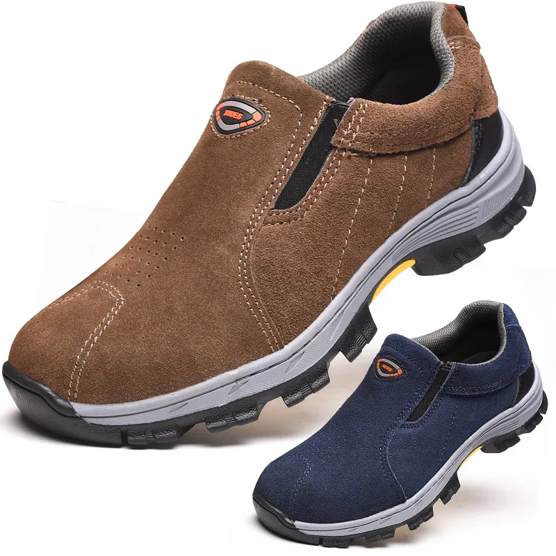 

AC12006 Labor Working Shoes Security Shoes for Men's Toe Steel Industrial Insurance Protection Shoes Heavy Duty Sneakers