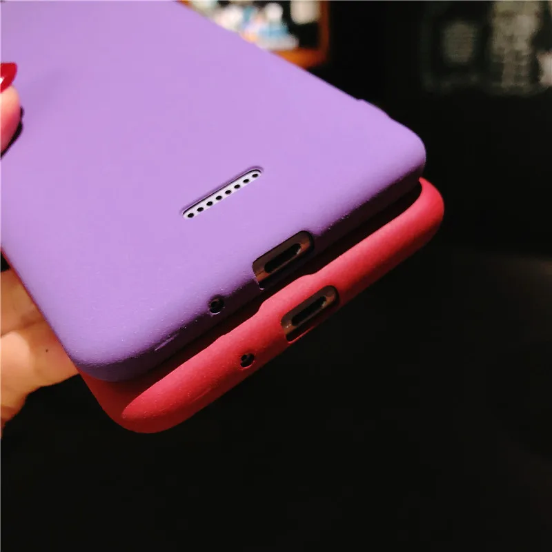 Матовый песок Текстура Пластиковый чехол для телефона XiaoMi RedMi 6A жесткий матовый PC