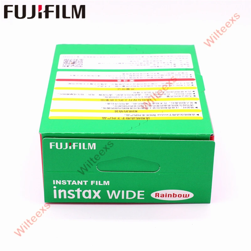 Новинка пленка Fujifilm Instax Wide Rainbow Twin упаковка (20 фотографий) для мгновенной съемки