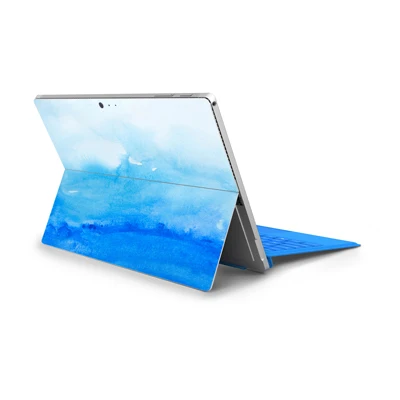 Синий Стиль масляной живописи наклейки для ноутбука для microsoft Surface Pro 6 Pro 5 задняя крышка ПВХ Виниловая Наклейка Наклейки для Surface Pro 4 - Цвет: SPS-16(053)
