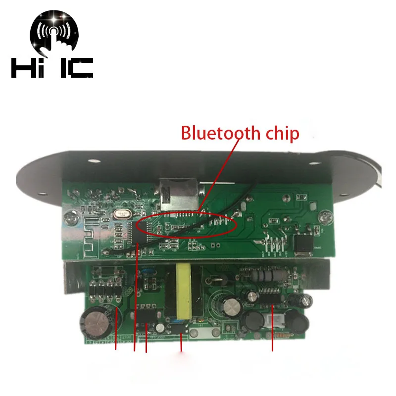Усилители аудио Плата Amplificador сабвуфер усилитель плата Встроенный Bluetooth fm-радио 220 в 12 В 24 в цифровой IC трубки