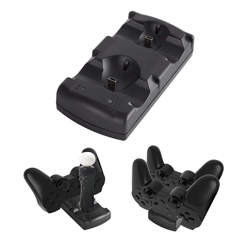 Зарядное устройство 2 в 1 с двумя USB портами зарядная док станция для PlayStation 3 Sony