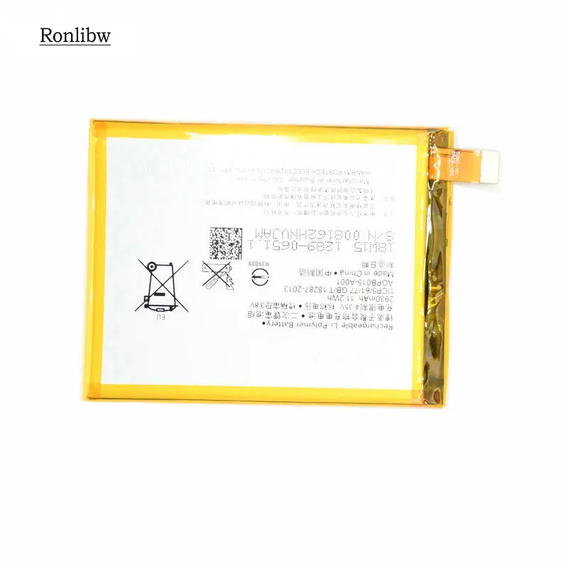 Аккумулятор Ronlibw 2930 мАч LIS1579ERPC для Sony Xperia C5 Ultra Dual E5506 E5553 E5533 E5563 Z3 Plus + E6553 Z4 |