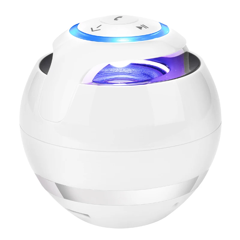 Белый Bluetooth мини Динамик Приемник Бумбокс FM радио портативный Caixa де сом усилитель MP3 сабвуфер с микрофоном громкий динамик - Цвет: Белый