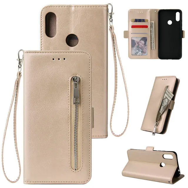 Для Redmi Note 6 Pro чехол Xiaomi Redmi Note 7 Чехол, Роскошный футляр на молнии кожаный для Funda Redmi Note 7 Pro Чехол Note7 7Pro