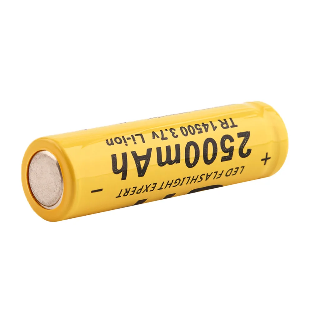 Новый 2 шт. оригинальный TR 2500mAh 14500 3 7 V литий ионные аккумуляторы батарея ионная