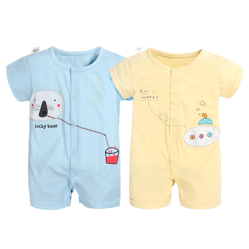 Детский хлопковый комбинезон 2 шт./лот|newborn jumpsuit|baby rompersrompers newborn |