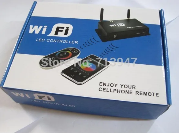 

10X wholesale RGB WiFi controller Android and IOS system RGB LED WiFi led Controller express free shipping