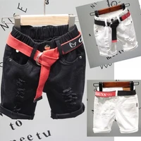 boys shorts childrens clothing baby boys clothes 2019 new arrival brand kids casual knee length pants toddler pants with belt