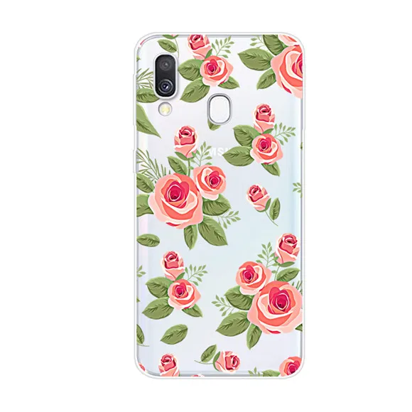17 D для samsung A40 чехол A405 TPU Мягкий силиконовый чехол для телефона для samsung Galaxy A40 чехол A405F A 40 чехол прозрачный - Цвет: 17