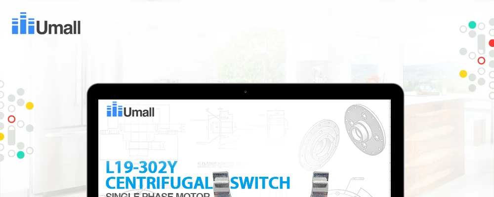L19-302Y одной фазы, центробежный переключатель электродвигателя Части переменного тока YC90 YL90 YC100 YL100 стартер двигателя 2 кВт механический контроллер