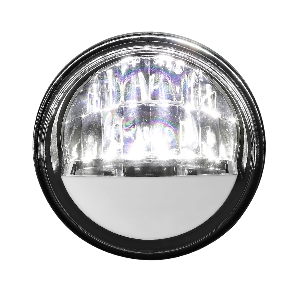 2018 New fog light Motorcycle Chrome 4 1/2&quot Fog Light Lamp For Sportster Dyna Fatboy Touring |