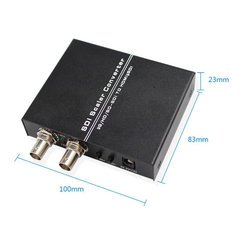 SDI к HDMI скалер видео аудио конвертер адаптер с петлей 3G/HD/SD вход HDMI/SDI выход 1080P для