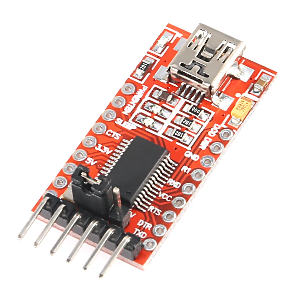 Последовательный модуль адаптера FT232RL FTDI USB 3 В 5 в TTL для мини-порта Arduino хорошего