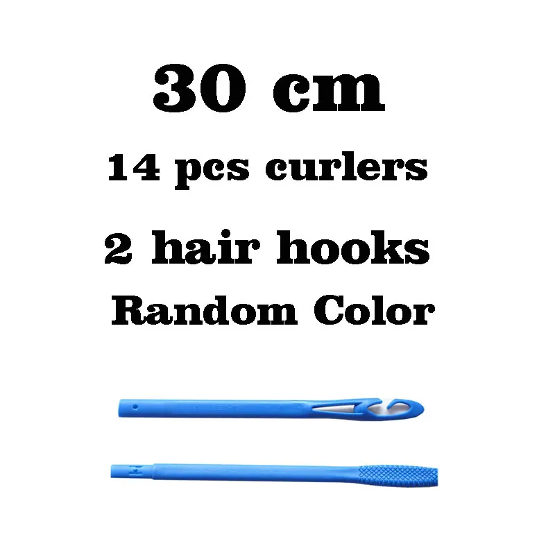 Soft plastic spiral curler safe non-toxic curling tool length 20-65cm magic hair curlers rollers | Красота и здоровье