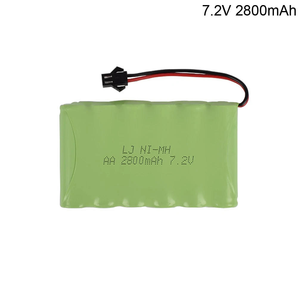 

7.2V 2800mah AA NI-MH M Battery upgrade Electric toys Remote car ship robot rechargeable high capacity toy battery NI MH battery