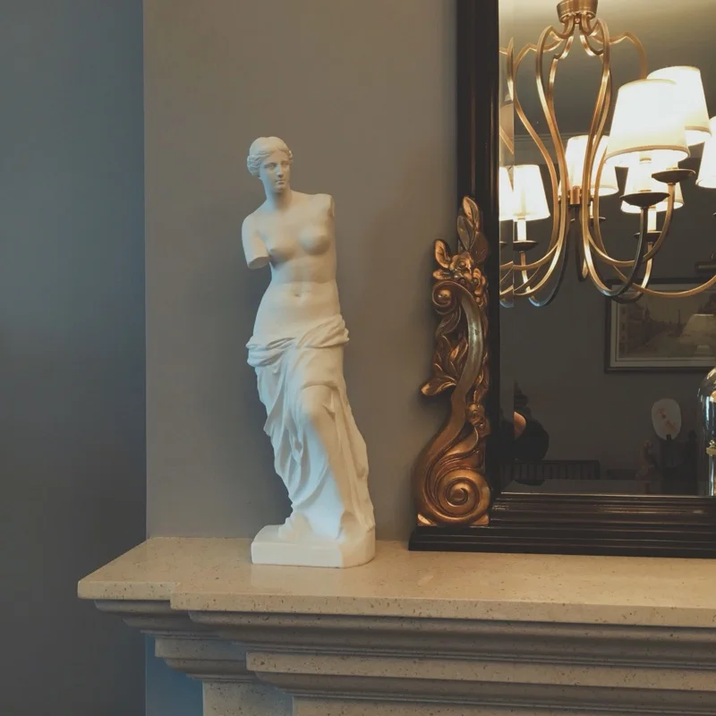 

48CM Roman Mythology Venus Goddess Statues Art Sculpture Resin Art&Craft Home Decoration Accessories Art Material R913