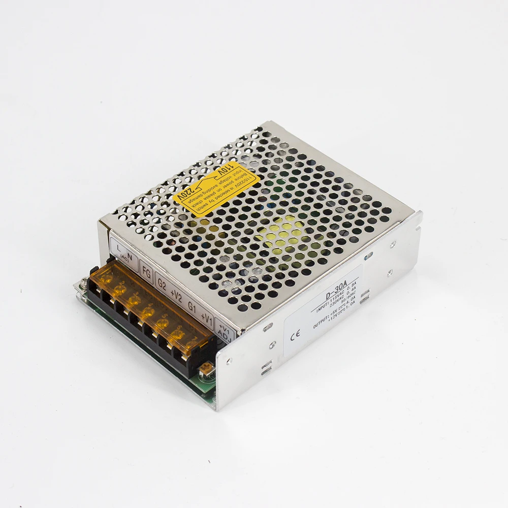 Бесплатная доставка двойной вывод Smps 5V2.2A / 24V1A импульсный режим питания 30 Вт