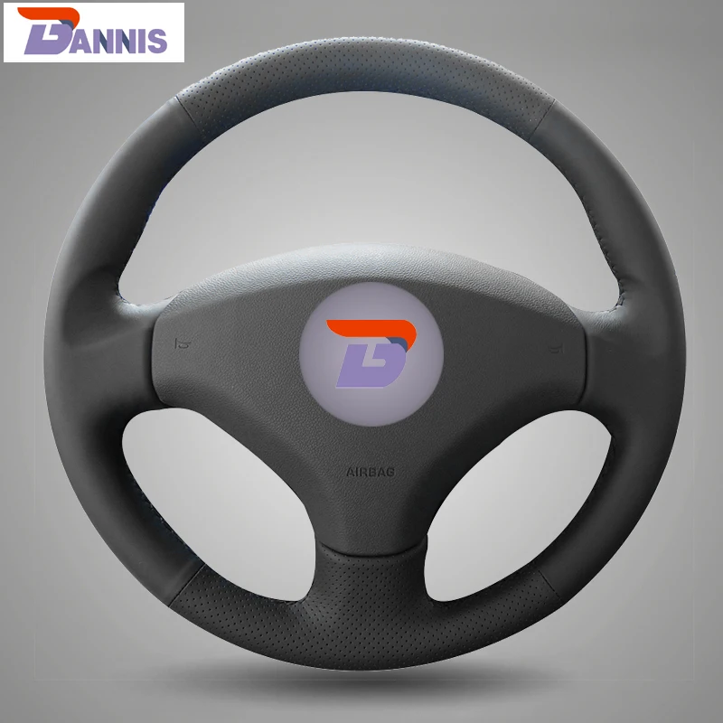 Чехол на руль BANNIS из искусственной кожи для старого Peugeot 408 /Peugeot 308|steering wheel cover|wheel