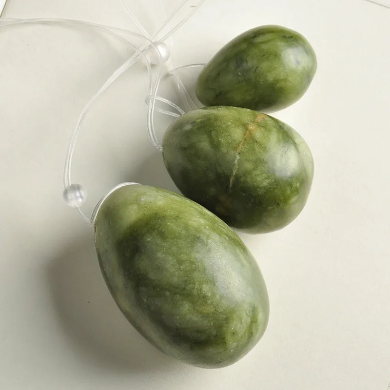 3 шт. яйцевидные нефритовые мышцы тазового дна вагинальные затягивающие яйца