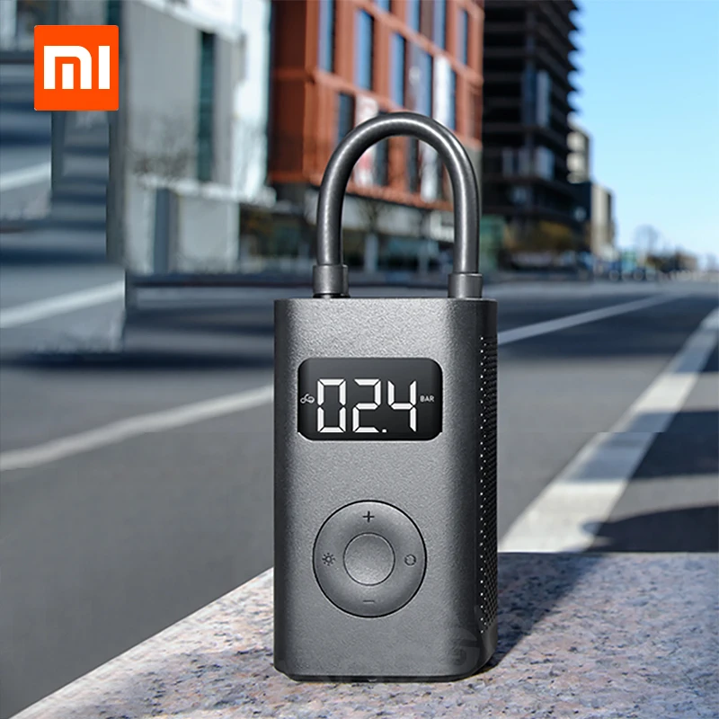 Xiaomi портативный надувной Сокровище Мини датчик давления в шинах умный цифровой электрический насос шины воздушный насос мотоцикл автомобили