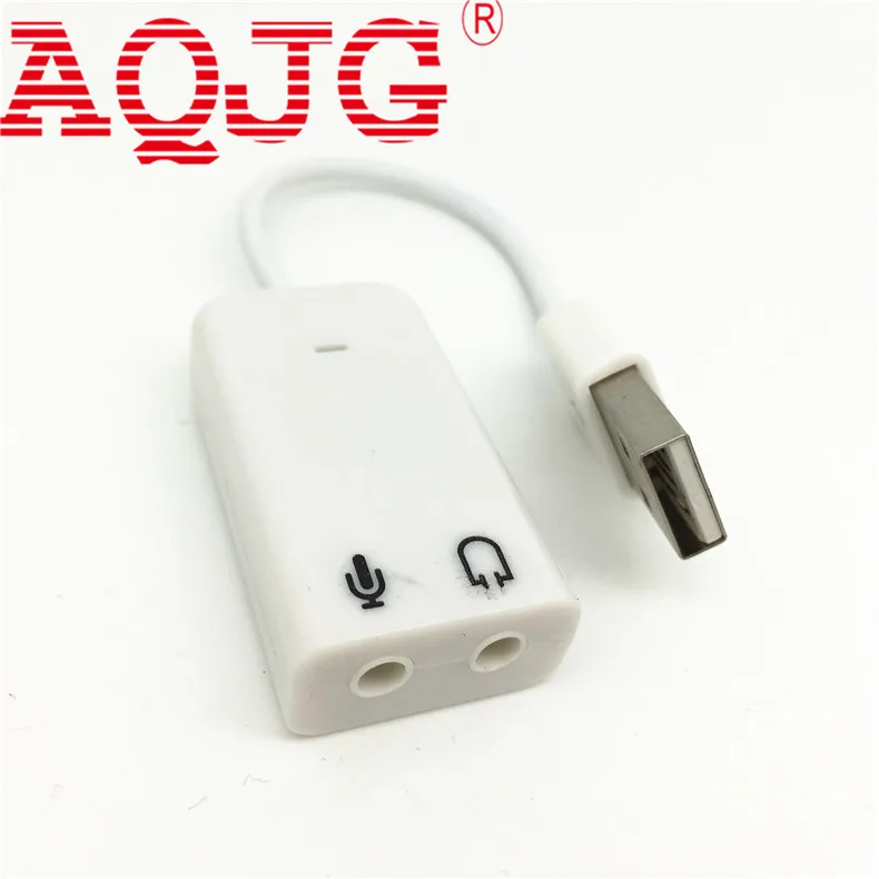 Высококачественная 3D USB 2 0 Виртуальная 7 1 канальная Звуковая карта адаптер для