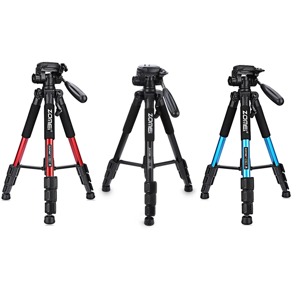 Original ZOMEI Q111 Portable Tripod Professional Aluminum Camera for DSLR Gopro Flexible Video Stand | Электроника