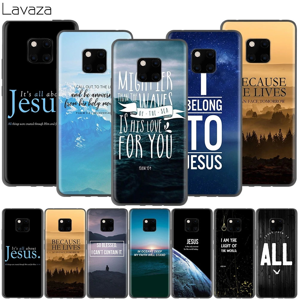 Чехол Lavaza с изображением Иисуса о нем для Huawei Honor 10 9 8 8x 8c 7x 7c 7a Note Nova 3 3i Lite Y9 Y7