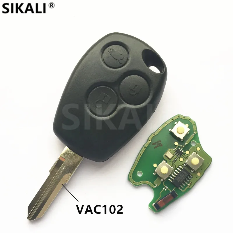 3 кнопки Автомобильный Дистанционный ключ для Megane Modus Clio Kangoo Logan Sandero Duster чип PCF7946