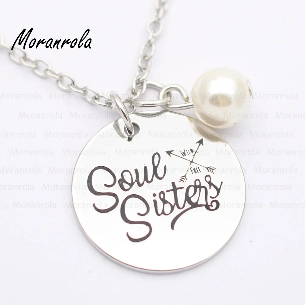 Новое поступление ювелирные изделия soul sister лучшие друзья ожерелье BFF подвеска с