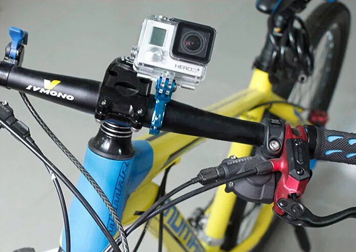 Алюминиевый зажим для крепления на руль велосипеда с ЧПУ Gopro Hero 7/6/5/4/3/3 +/2/1 SJCAM|for