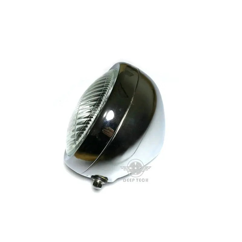 Мотоциклетный головной светильник для Honda Cafe Racer винтажный круглый хромированный