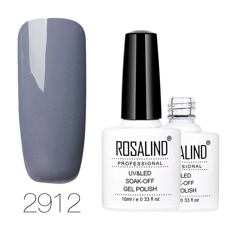 RD2912 Rosalind гель 1S 10 мл УФ светодиодный Гель-лак для ногтей красный серый цвет УФ светодиодный лак для ногтей долговечный Гель-лак - Цвет: RD2912