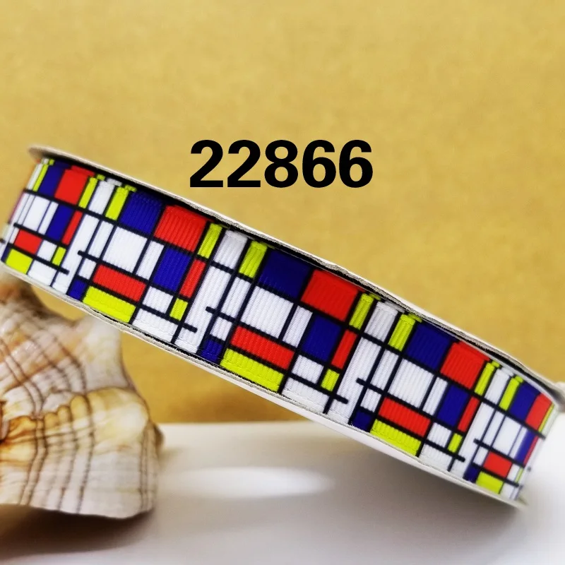 Бесплатная доставка 50 ярдов мультяшная печатная корсажная лента 23126