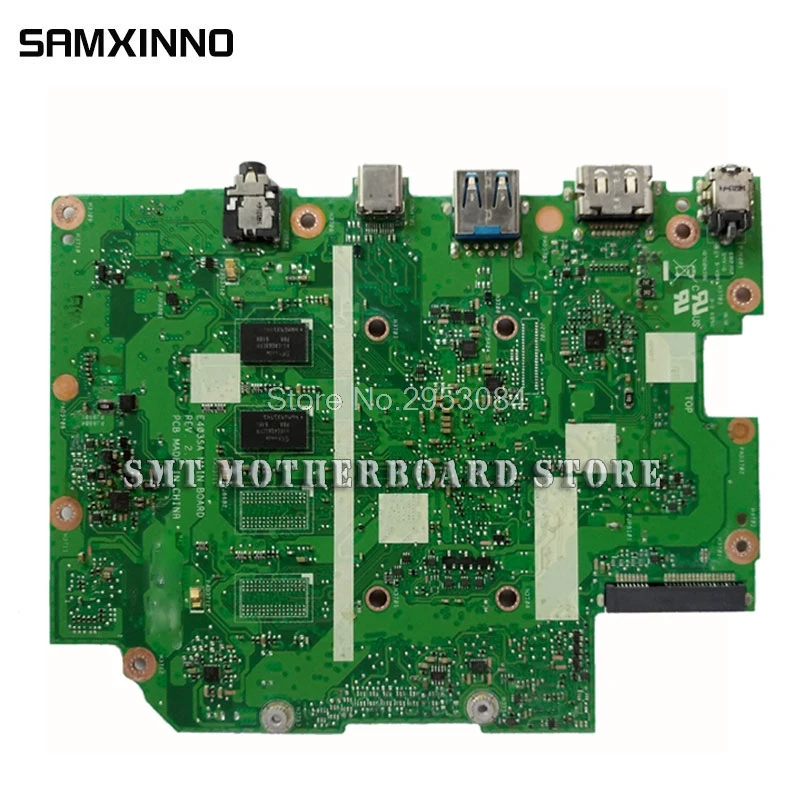 E403SA для For Asus материнская плата REV2.0 4G память на плате N3700 CPU с 128 жестким диском 100%