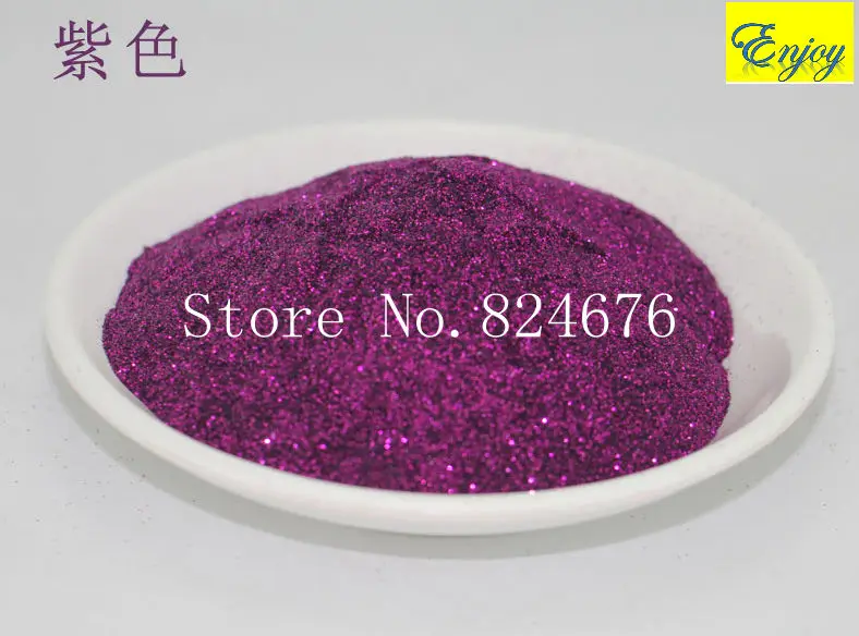 Обычная Серия Темно фиолетовых блестящих пигментных порошков блестящие